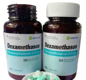 Thuốc kháng viêm Dexamethason 0.5Mg Agimexpharm lọ 500 viên