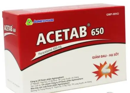Thuốc ACETAB 650 giảm đau hạ sốt