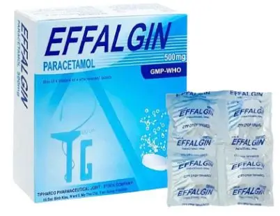 Thuốc Effpadol Sủi hạ sốt làm giảm cơn đau đầu đau cơ khớp đau răng