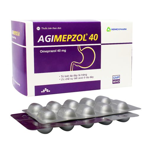Agimepzol 40 - Hộp 100 viên - Agimexpharm