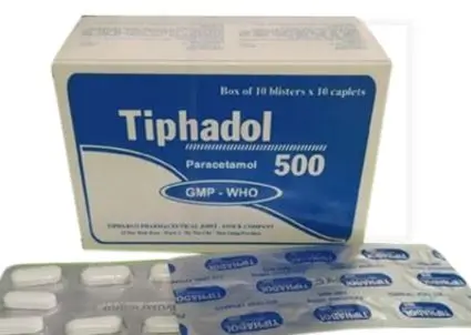 Thuốc Tiphadol 500 - Hộp 100 viên - Tipharco giảm đau hạ sốt