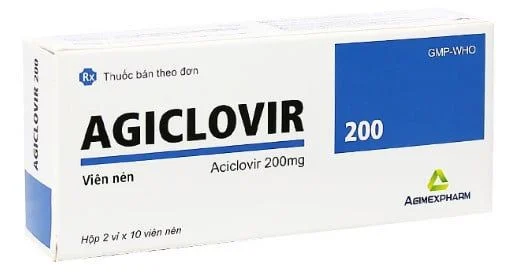 Agiclovir 200 - Hộp 20 viên - Agimexpharm