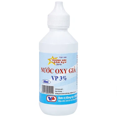 Nước oxy già VP 3% Vĩnh Phúc sát khuẩn vết thương (60ml)