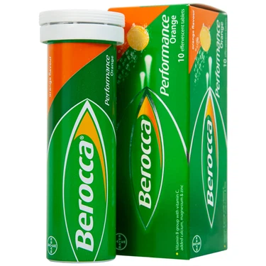Berocca performance orange vị cam bayer (t/10v)