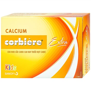 Calcium corbiere kids extra sanofi (hộp/30ống/5ml)