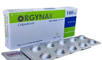 Thuốc Orgynax Cefpodoxim 100mg Phương Đông (H/10v)