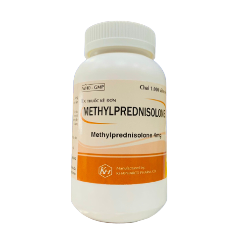 Methylprednisolone 4mg Khapharco (C/1000v)