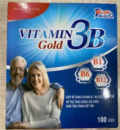 Vitamin 3B gold bổ sung Vitamin b1 b6 b12 bổ sung dưỡng chất cho cơ thể