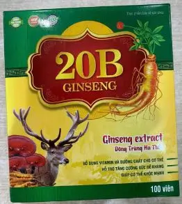 Vitamin 20B WITH GINSENG _ Ginsen 20B Hỗ trợ tăng cường sức đề kháng,bồi bổ sức khỏe