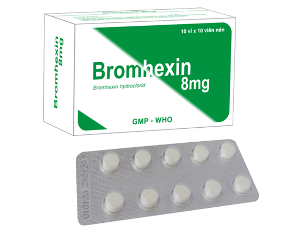 Thuốc Bromhexin 8mg  (10 viên x 10 vỉ)