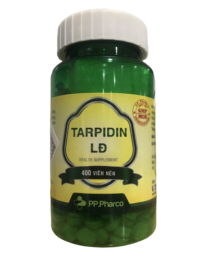 Tarpidin LĐ PP Pharco (Chai 400 viên nén)