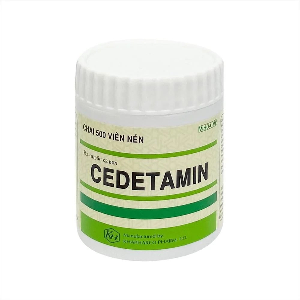 Cedetamin Khapharco (C/500v) (Nắp trắng) (viên nén)