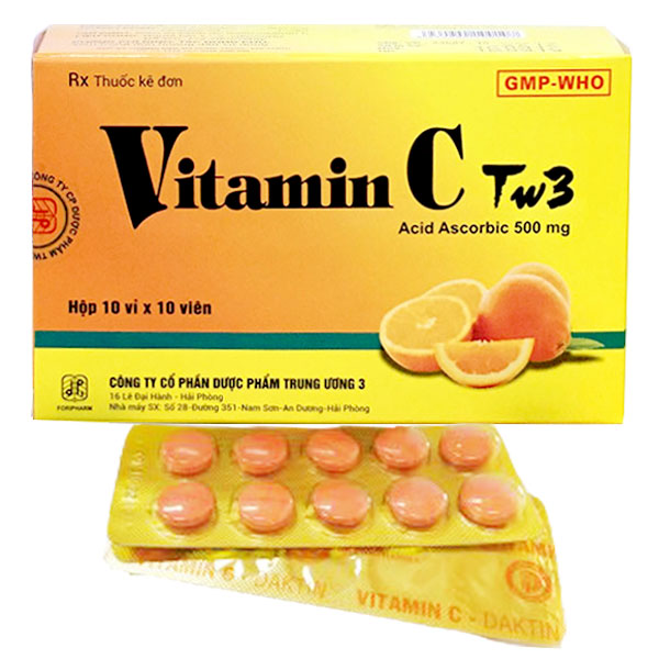 Vitamin C TW3, giúp điều trị bệnh do thiếu Vitamin C