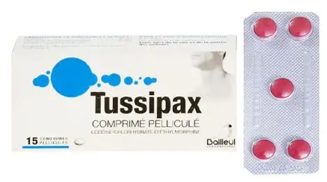 Tussipax giảm triệu chứng ho khan 15 viên