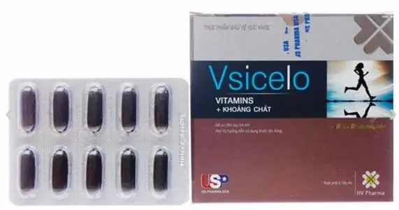 Thực phẩm bảo vệ sức khỏe Vsicelo bổ sung chất dinh dưỡng các loại vitamin