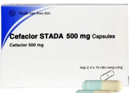 Thuốc Cefaclor STADA 500mg điều trị nhiễm trùng nhiễm khuẩn
