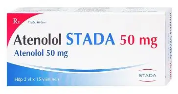 Thuốc Atenolol Stada 50mg điều trị tăng huyết áp, đau thắt ngực