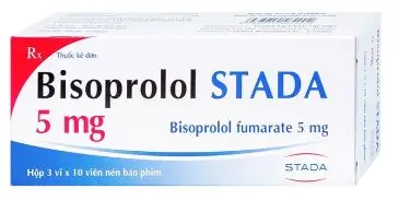 Thuốc Bisoprolol Stada 5mg điều trị tăng huyết áp, đau thắt ngực mạn tính ổn định