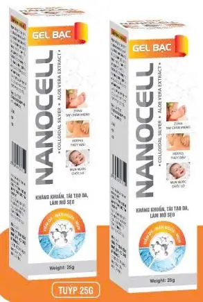 NANOCELL tuýp bôi thuỷ đậu, zona, mụn nước, chốc lỡ, tay chân miệng