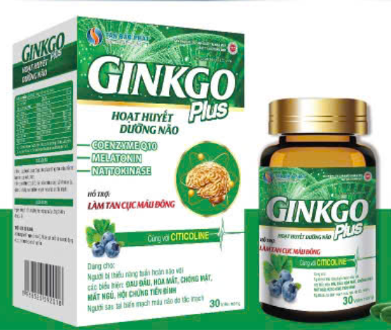GINKGO PLUS - HOẠT HUYẾT DƯỠNG NÃO
