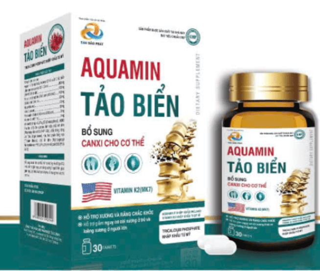 AQUAMIN TẢO BIỂN - BỔ SUNG CANXI CHO CƠ THỂ
