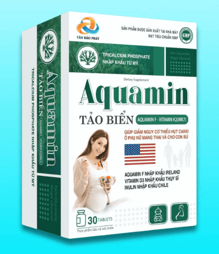 AQUAMIN TẢO BIỂN - GIÚP GIẢM THIỂU NGUY CƠ THIẾU HỤT CANXI Ở PHỤ NỮ MANG THAI VÀ CHO CON BÚ