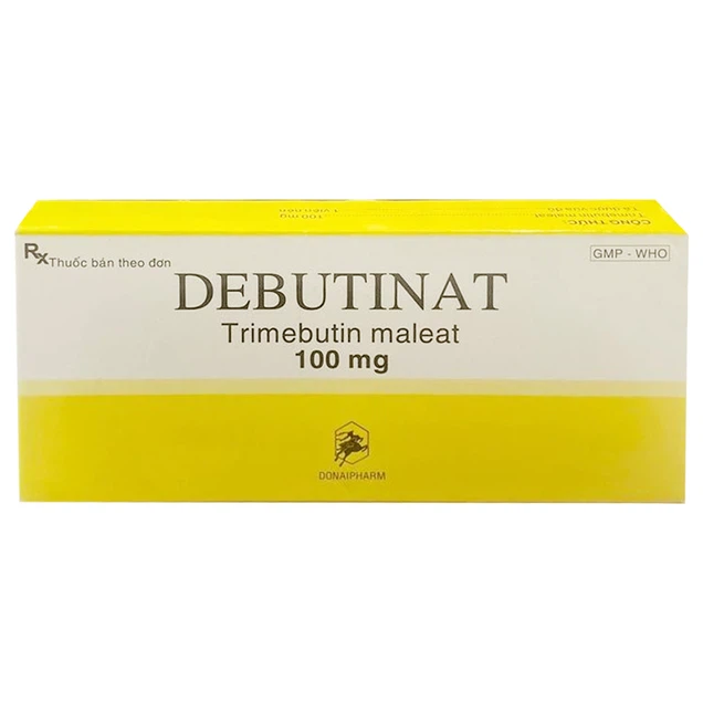 Thuốc Debutinat 100mg Donaipharm điều trị rối loạn tiêu hóa (2 vỉ x 10 viên)