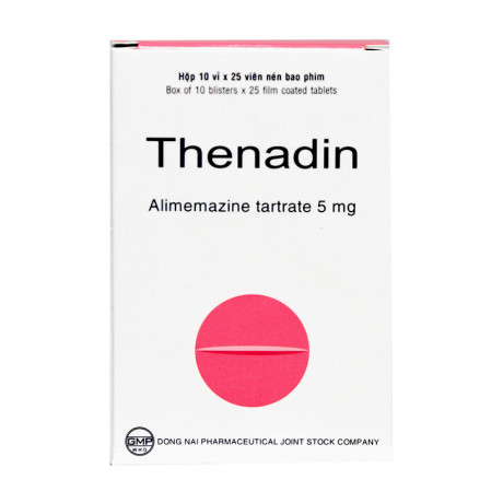 Thenadin 5mg điều trị dị ứng, ho khan - Hộp 10 vỉ x 25 viên nén -DonaiPharm