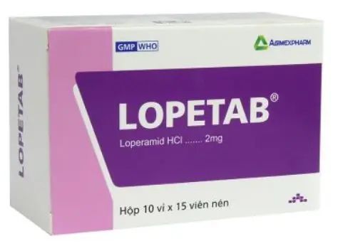 Lopetab 2mg Agimexpharm 10 vỉ x 15 viên – Giảm triệu chứng tiêu chảy cấp