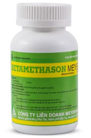 Thuốc Betamethason 0,5mg Meyer - Bpc (C/500v) điều trị thấp khớp