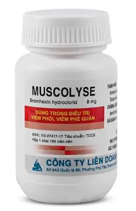 Thuốc Muscolyse điều trị một số bệnh liên quan đến đường hô hấp