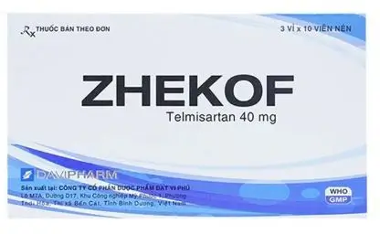 Thuốc Zhekof 40mg điều trị bệnh tăng huyết áp, dự phòng biến cố tim mạch
