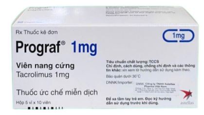 Thuốc Prograf 1mg có tác dụng điều trị và dự phòng thải ghép nội tạng sau các cuộc phẫu thuật