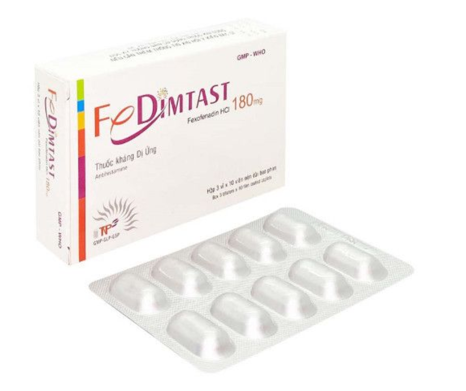 THUỐC KHÁNG DỊ ỨNG FEDIMTAST 180