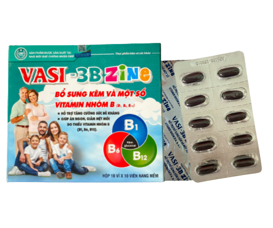 VASI - 3B ZINE bổ sung kẽm và một số vitamin nhóm B