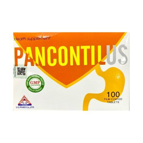 Viên uống hỗ trợ điều trị viêm đại tràng, tăng cường tiêu hóa PANCONTILUS hộp 10 vỉ x 10 viên