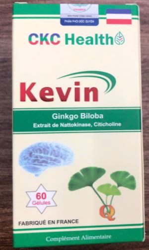 Viên uống Kevin hoạt huyết dưỡng não cải thiện vùng não