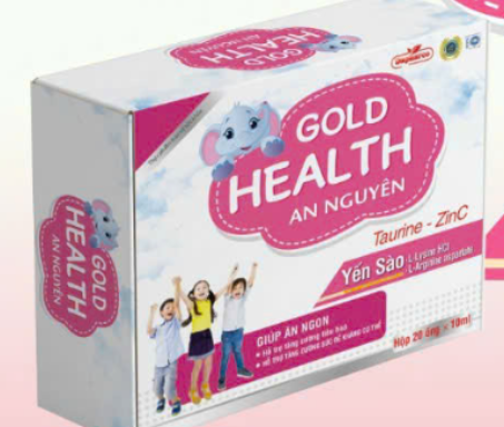 Gola health an nguyên - giúp ăn ngon, hỗ trợ tăng cường tiêu hóa, tăng cường đề kháng (Hộp 20 ống x 10ml)