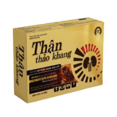 Thận thảo khang - hỗ trợ bổ thận, mạnh gân cốt (hộp 3 vỉ x 10 viên)