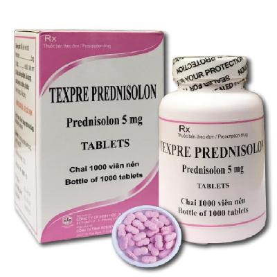 Texpre Prednisolon – Thuốc điều trị Gút và các bệnh xương khớp – Hộp 1000 viên