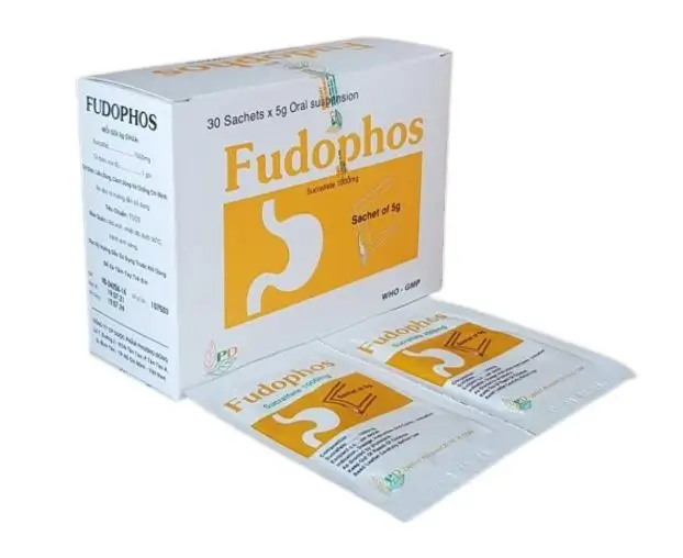 Thuốc Fudophos 1000mg điều trị bệnh loét dạ dày và tá tràng