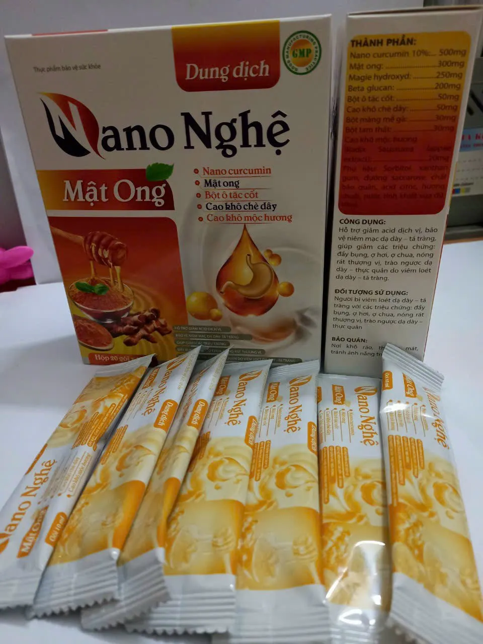 Nano Nghệ Mật Ong - Thực Phẩm Chức Năng Hỗ Trợ Dạ Dày