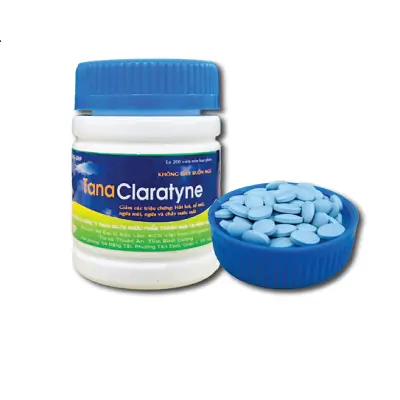TANACLARATYNE - điều trị dị ứng, ngứa, mày đay (Chai 200 viên)