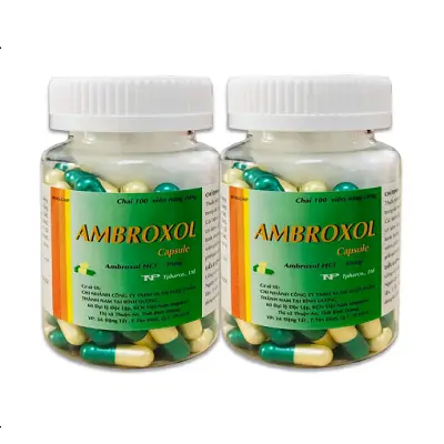 Ambroxol 30mg - giúp tiêu đờm trong viêm phế quản, thanh quản, viêm xoang (C/100v) 