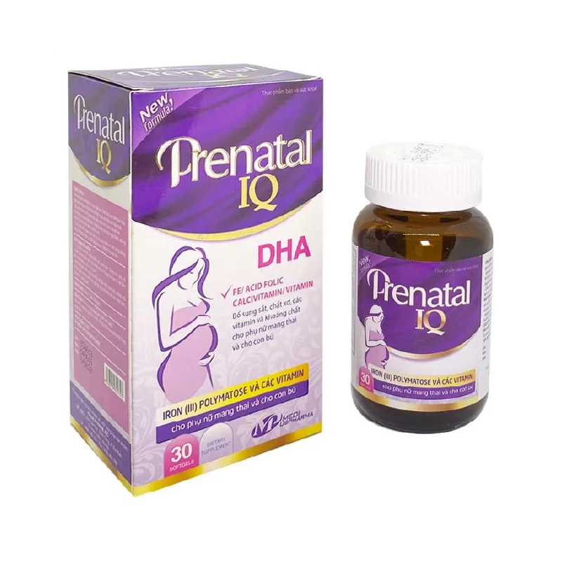 Viên uống cho bà bầu Prenatal IQ (hộp 1 lọ 30 viên)