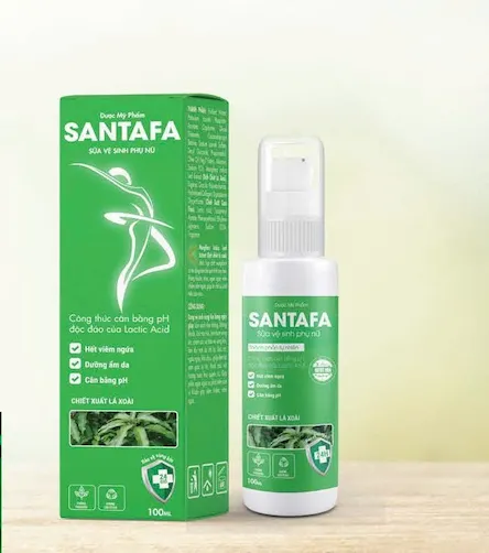 Sữa Vệ Sinh SANTAFA 100ml - Vệ Sinh Vùng Kín An Toàn, Kháng Khuẩn Hiệu Quả