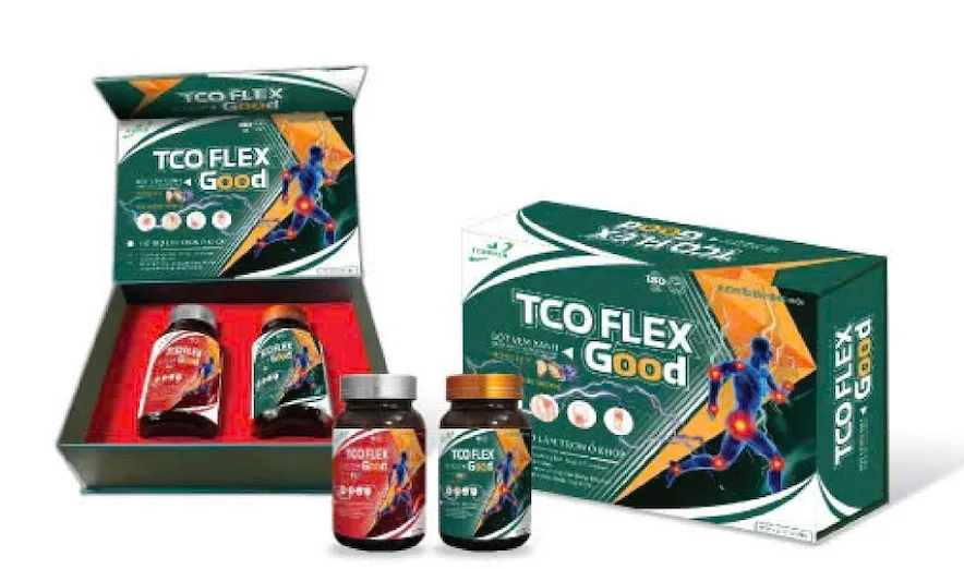 TCO FLEX GOOD TCOPHAR - Viên Hỗ Trợ Xương Khớp Công Thức Kép, Giảm Đau Khớp, Tăng Độ Dẻo Dai