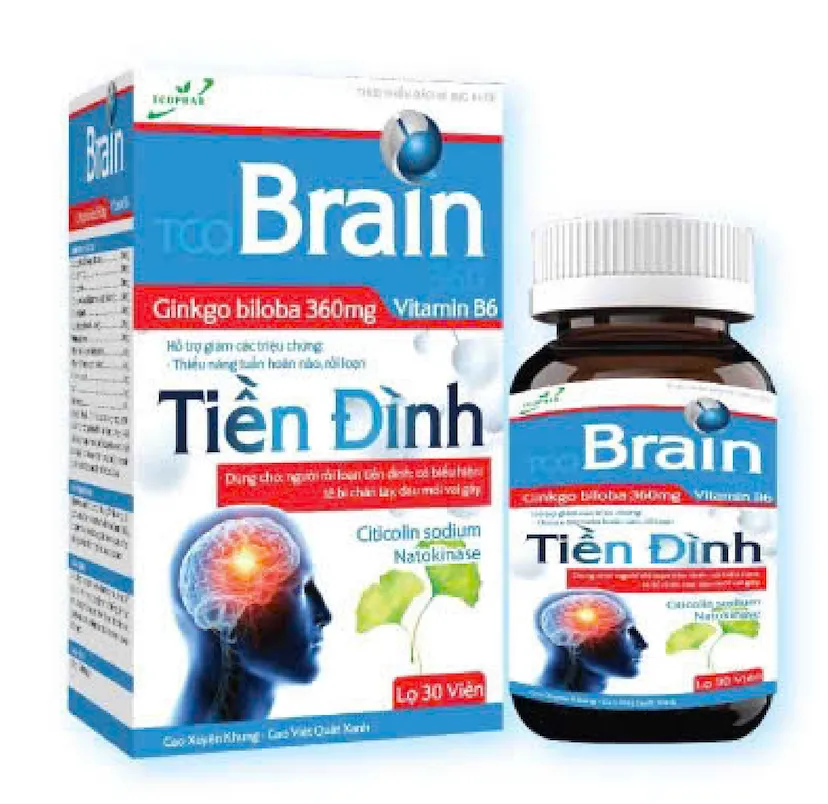 TCO Brain 360 Tiền Đình - Hỗ Trợ Tuần Hoàn Não, Cải Thiện Chóng Mặt | TCOPHAR