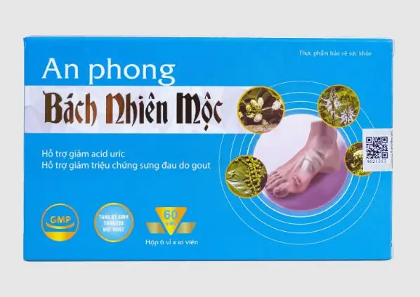 TPBVSK An Phong Bách Nhiên Mộc giúp giảm triệu chứng sưng đau do gout
