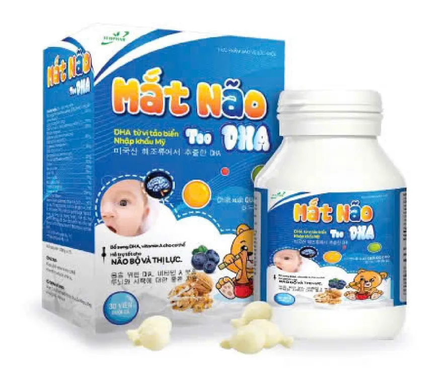 Mắt Não TCO DHA - Viên Nhai Bổ Sung DHA, Vitamin A Phát Triển Trí Tuệ, Thị Lực Trẻ Em